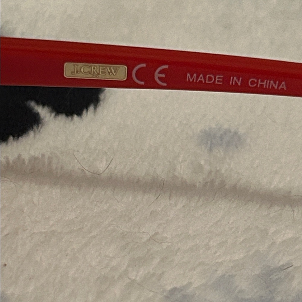 J. Crew Bold Red Oval Sunglasses - Picture 4 of 4